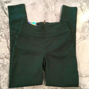 NWT Tinseltown Sz 0 high waist skinny green pants
